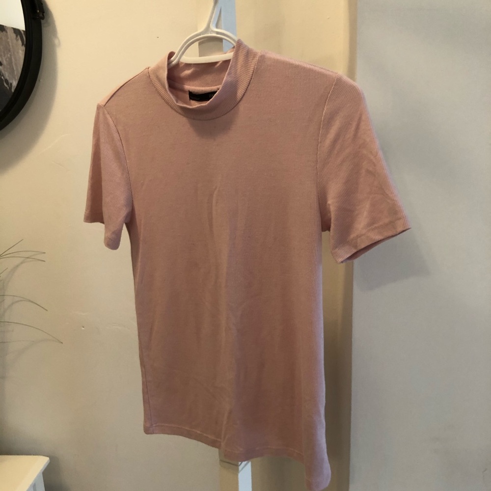Zara mockneck (pink)
